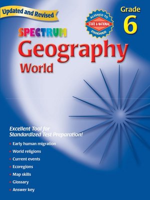 cover image of Geography, Grade 6